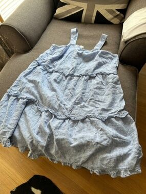 Beachlunch Lounge cotton/linen tunic/beach cover / mini dress  A-Line (XL)